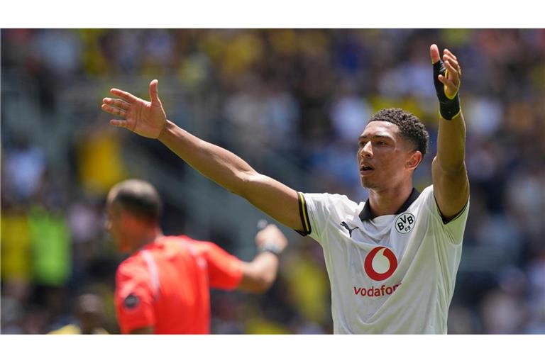 Jobe Bellingham gelang sein Premieren-Tor für den BVB