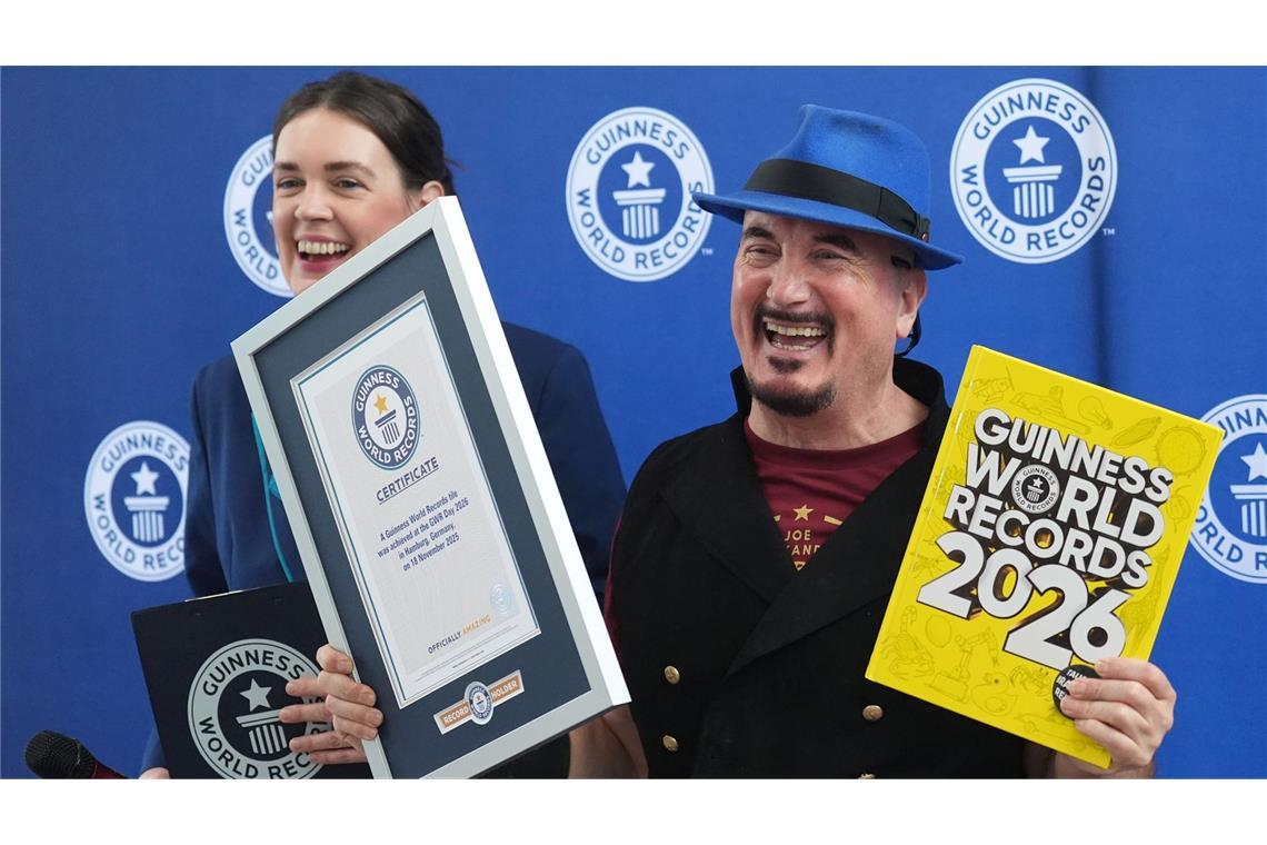 Joe Alexander hat nun 60 Weltrekorde aufgestellt.