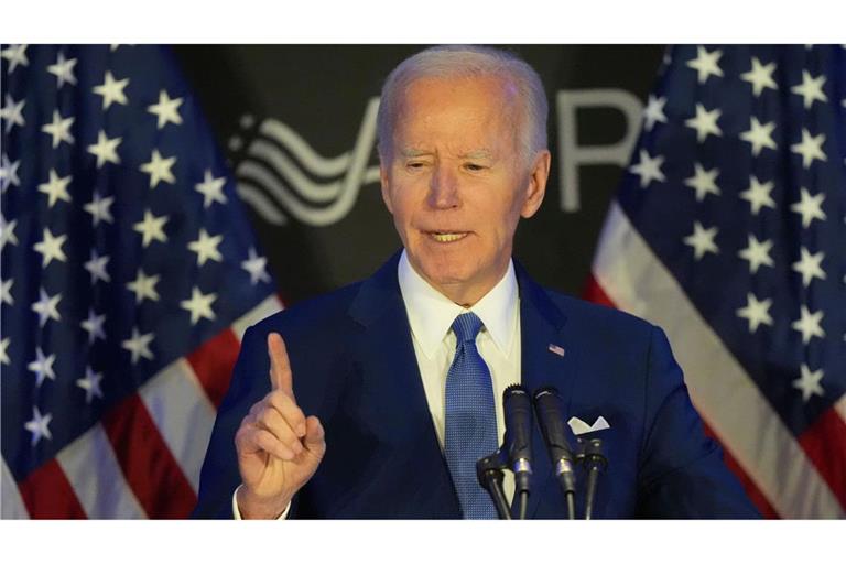 Joe Biden hat Donald Trump vor einer tiefen Spaltung des Landes gewarnt.