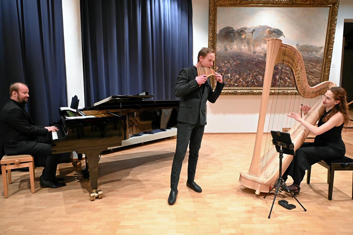 Johann Blanchard (von links), Sebastian Pachel und Alara Acar begeistern. Foto: Elisabeth Klaper