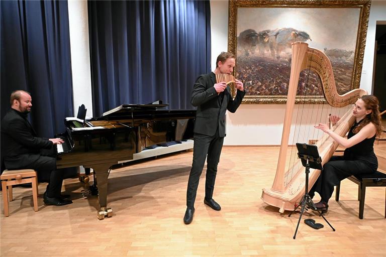 Johann Blanchard (von links), Sebastian Pachel und Alara Acar begeistern. Foto: Elisabeth Klaper