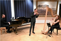 Johann Blanchard (von links), Sebastian Pachel und Alara Acar begeistern. Foto: Elisabeth Klaper