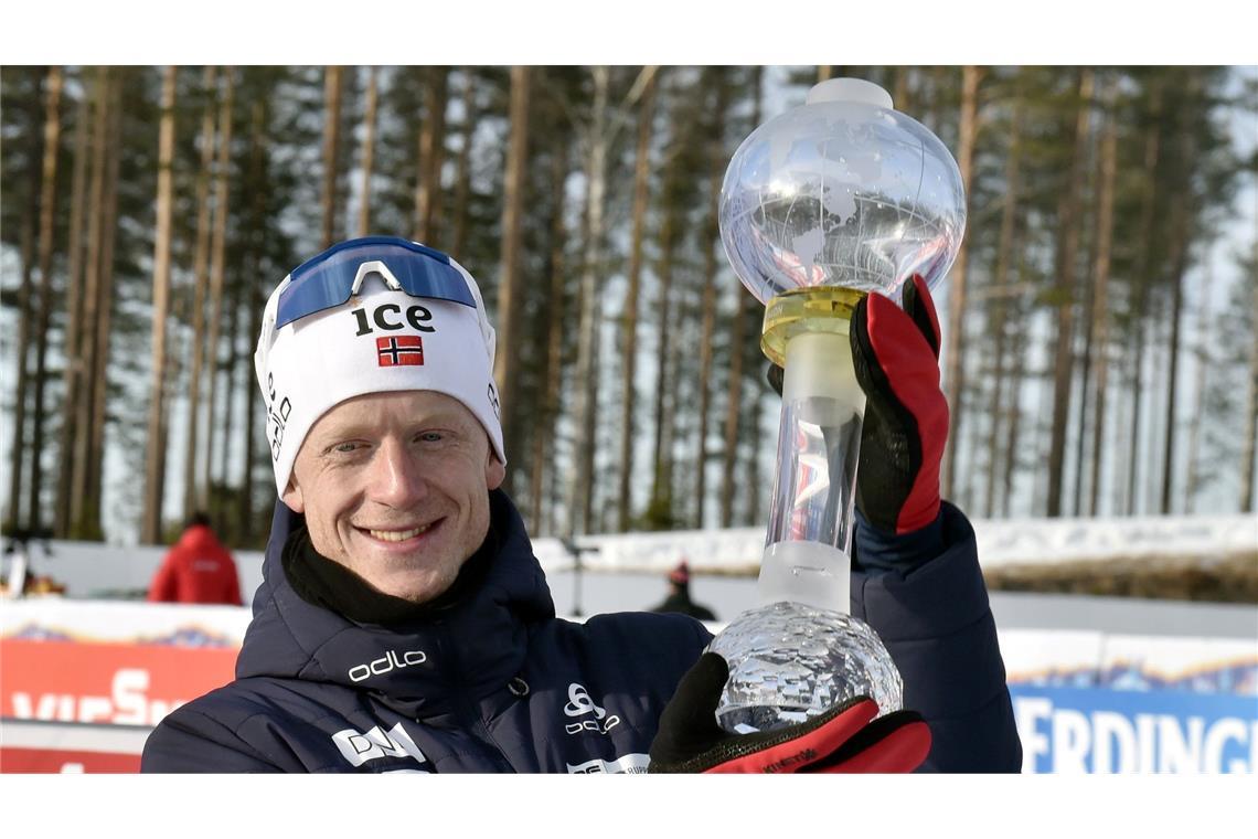 Abschied unter Tränen: Biathlon-Superstar Bö hört auf Johannes Thingnes Bö gewann bisher fünfmal den Gesamtweltcup.