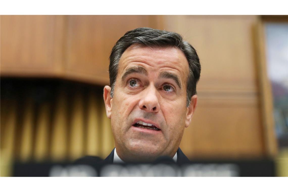 TV-Mann, Milliardär, Radikale: So soll Trumps Team aussehen John Ratcliffe soll CIA-Direktor werden. (Archivbild)