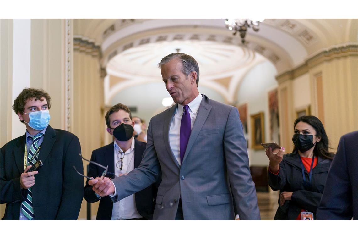 John Thune wird die Republikaner im US-Senat anführen John Thune sitzt seit vielen Jahren im US-Senat.
