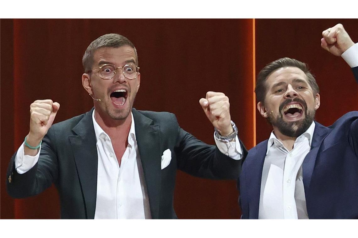 Klaas: Joko ist mehr als mein bester Freund Joko Winterscheidt (l) und Klaas Heufer-Umlauf sind ein Erfolgs-Gespann. (Archivbild)
