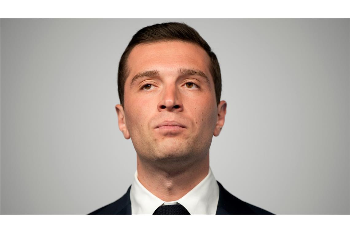 Geht nun Jordan Bardella ins Rennen um den Élysée-Palast? Jordan Bardella könnte 2027 für das Rassemblement National bei der Präsidentschaftswahl ins Rennen gehen. (Archivbild)
