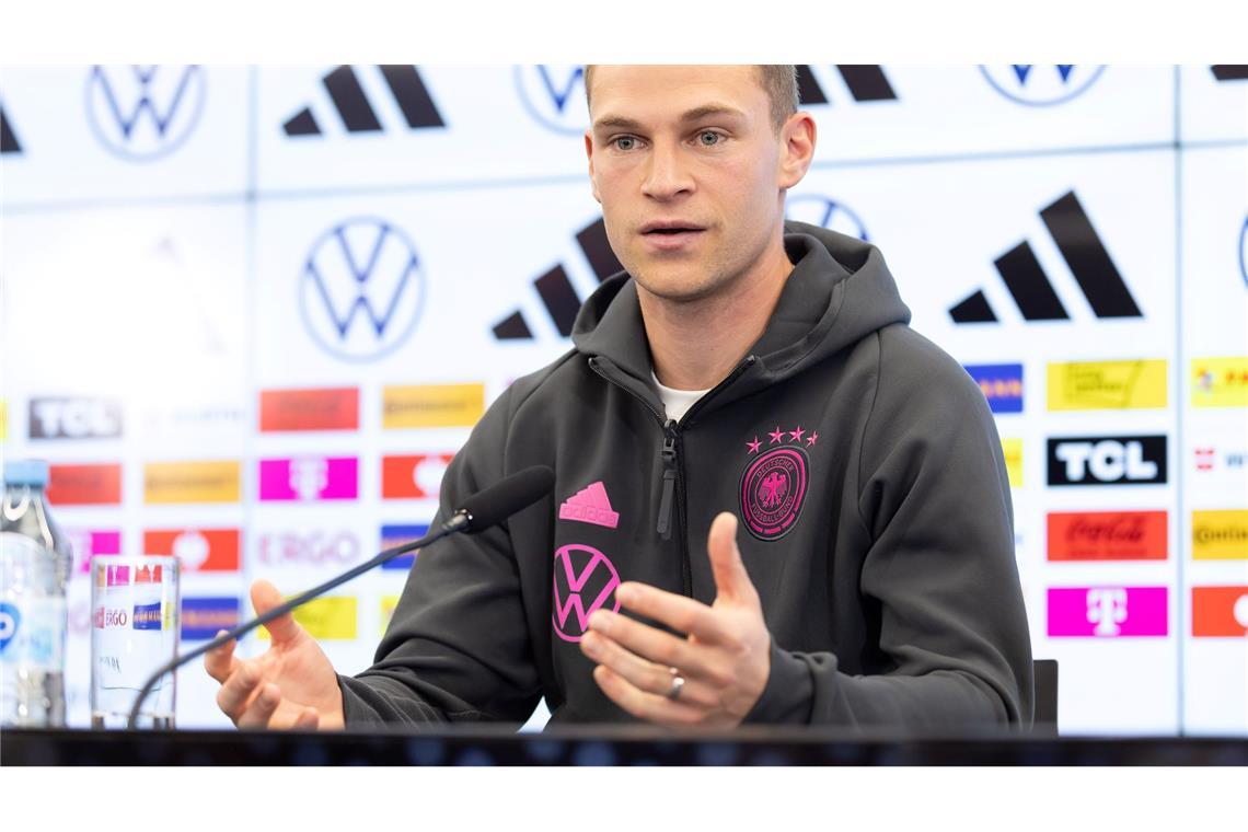 Kimmich: Erst Gruppensieg, dann Titel in Nations League Joshua Kimmich spricht über den Gruppensieg in der Nations League.