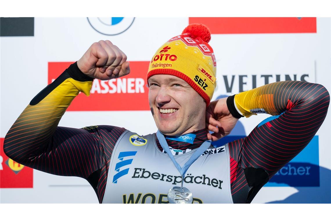 Bilder des Tages Jubel bei Max Langenhan über Platz zwei