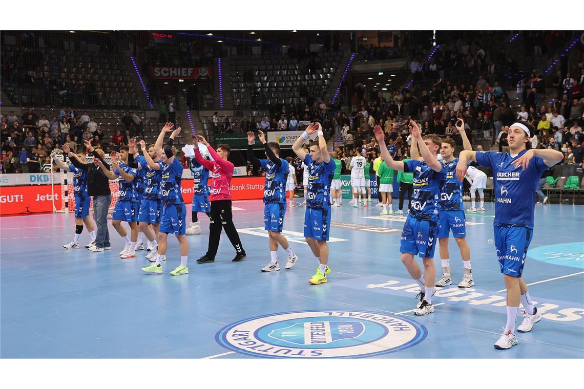 Jubel beim TVB nach dem Heimsieg.