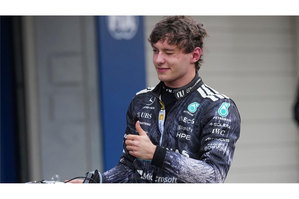 Jüngster WM-Spitzenreiter der Formel-1-Geschichte: Kimi Antonelli.