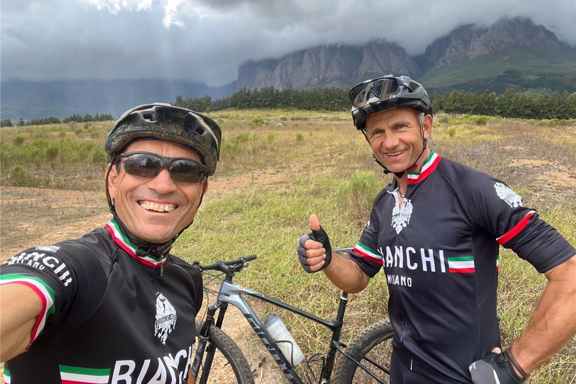 Das nächste Abenteuer wird etwas kleiner Jürgen Baumann (rechts) und sein Teampartner Jörg Balle.