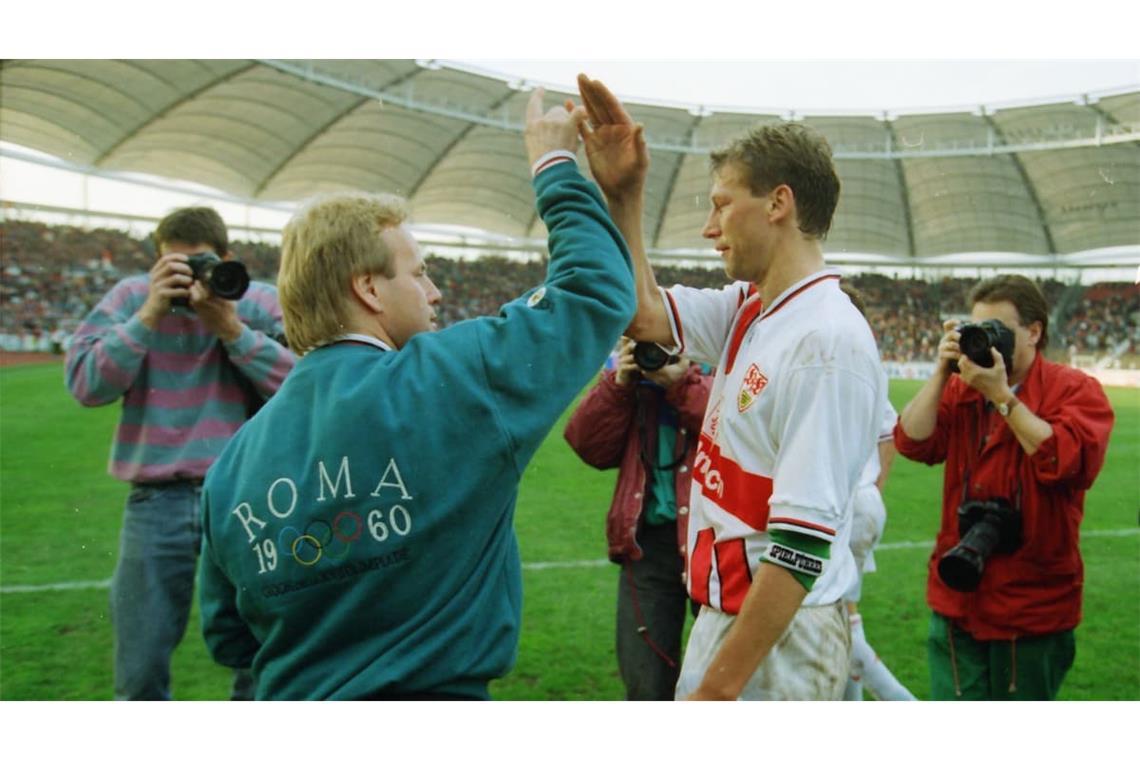 Jürgen Röber ist als Nachfolger von Christoph Daum ab Ende 1993 496 Tage lang Cheftrainer des VfB.