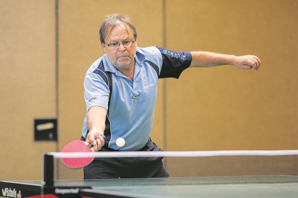 Bis zur Tischtennis-Bundesliga alles erlebt Jürgen Wörner hat beim ersten TVM-Team aufgehört, spielt aber nun für die Zweite. Foto: A. Becher