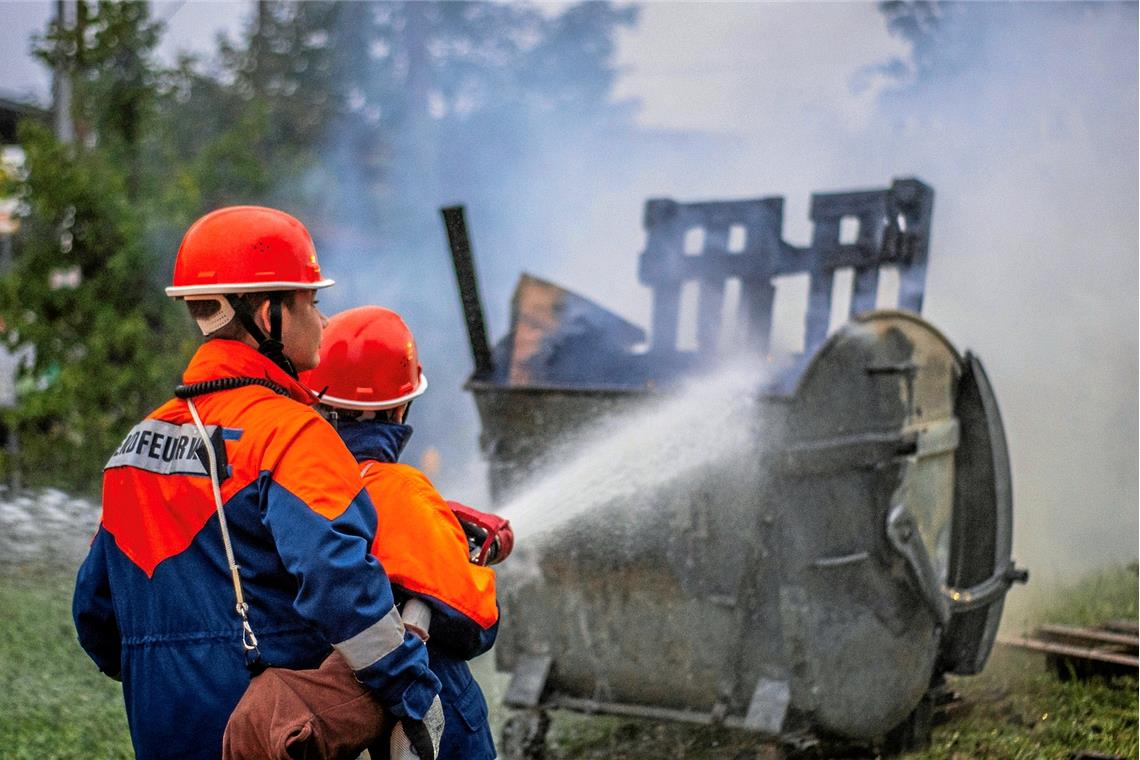 Jugendfeuerwehr Murrhardt - Eindrücke aus dem Training.