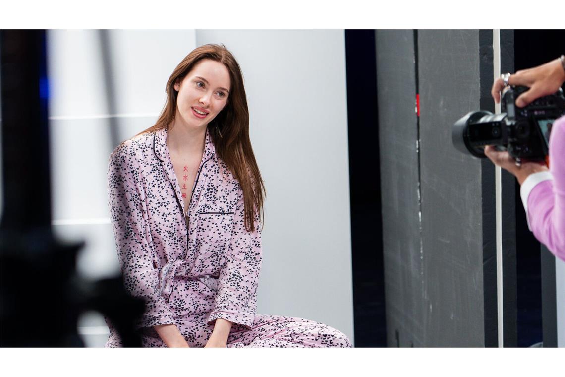 „Die Kamera hat mich regelrecht verfolgt“ Jule-Malin Gscheidle beim Fotoshooting für ihre Sedcard.