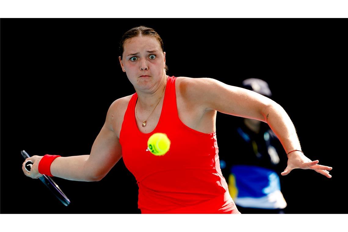 Deutsche Frauen-Power: Auch Siegemund und Niemeier weiter Jule Niemeier beweist bei den Australian Open vollen Fokus