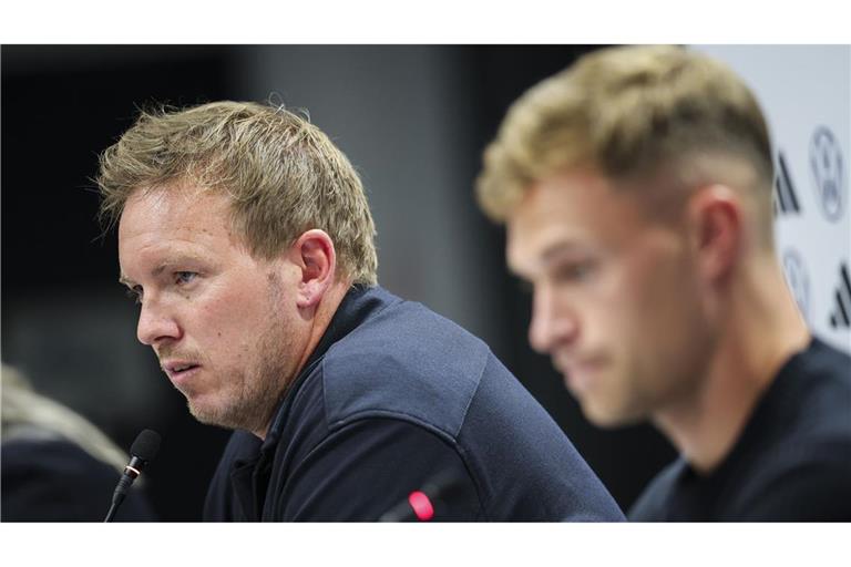 Julian Nagelsmann und seine Mannschaft um Kapitän Joshua Kimmich kommen 2026 nach Stuttgart.
