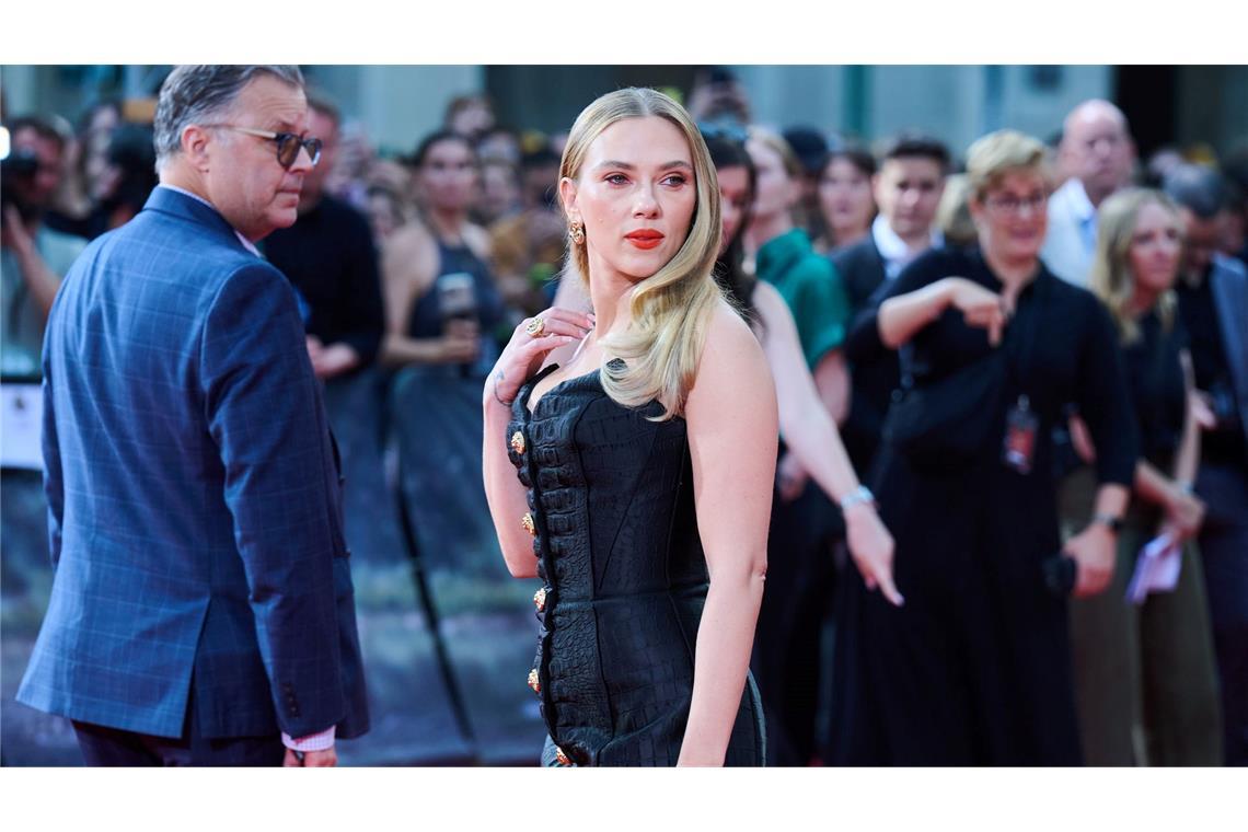 Scarlett Johansson: "Manchmal war ich einfach nur erschöpft" "Jurassic World: Die Wiedergeburt" (Kinostart 2. Juli) wurde unter anderen in Thailand und Malta gedreht. (Bild von der Deutschland-Premiere am 18. Juni).