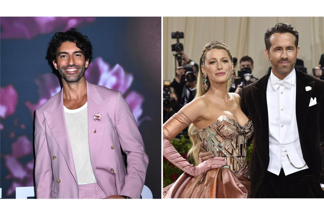 Schlammschlacht der Stars: Wer verleumdet hier wen? Justin Baldoni (links) war mit Blake Lively in dem Film „Nur noch ein einziges Mal“ – und verklagt nun sie und ihren Ehemann Ryan Reynolds auf Schadensersatz.