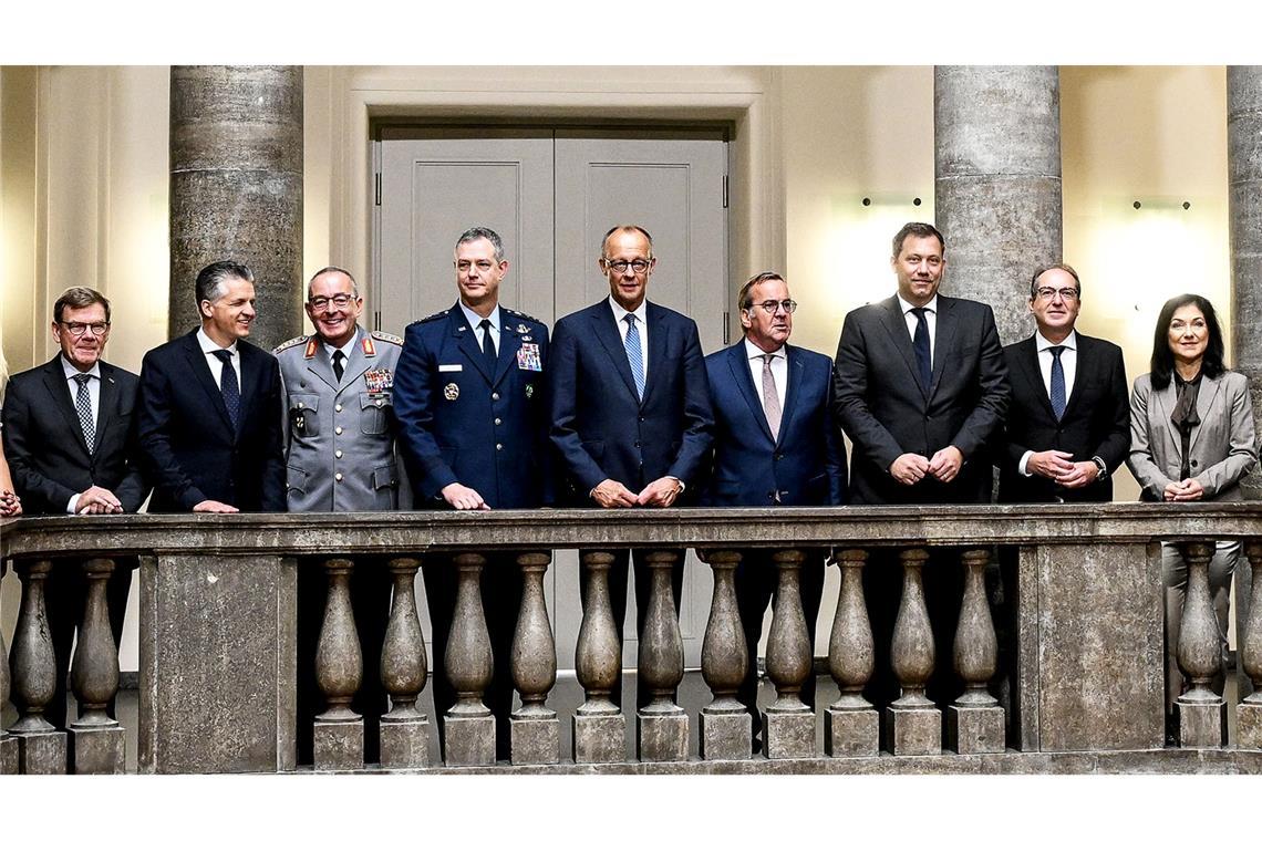 Kabinettssitzung im Bundesverteidigungsministerium