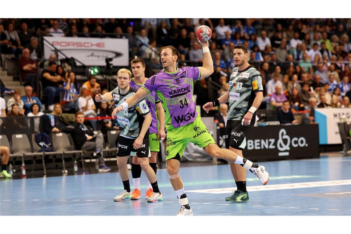 Kai Häfner erzielt sein 2000. Tor in der Bundesliga, kann sich dafür aber nichts kaufen.