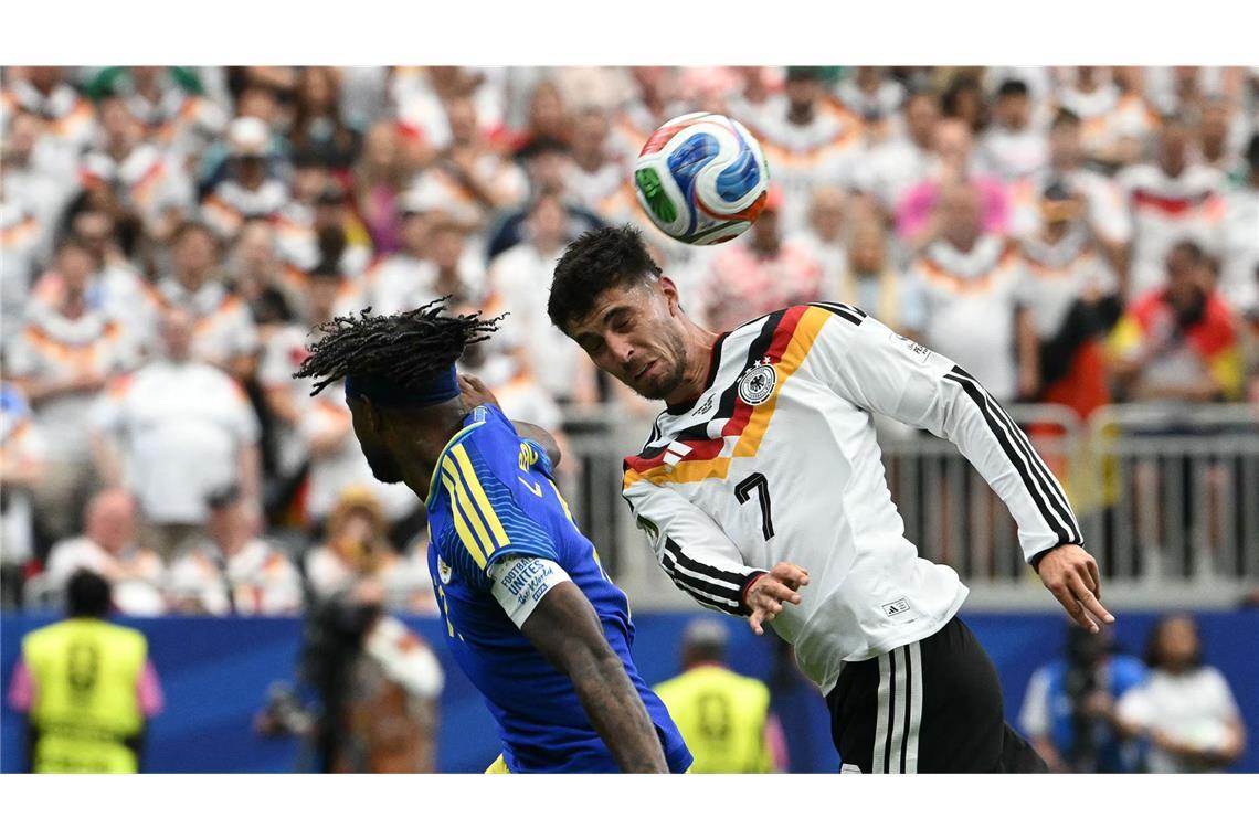 Kai Havertz zeigt vollen Einsatz.