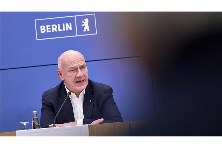 Kai Wegner steht unter Druck.