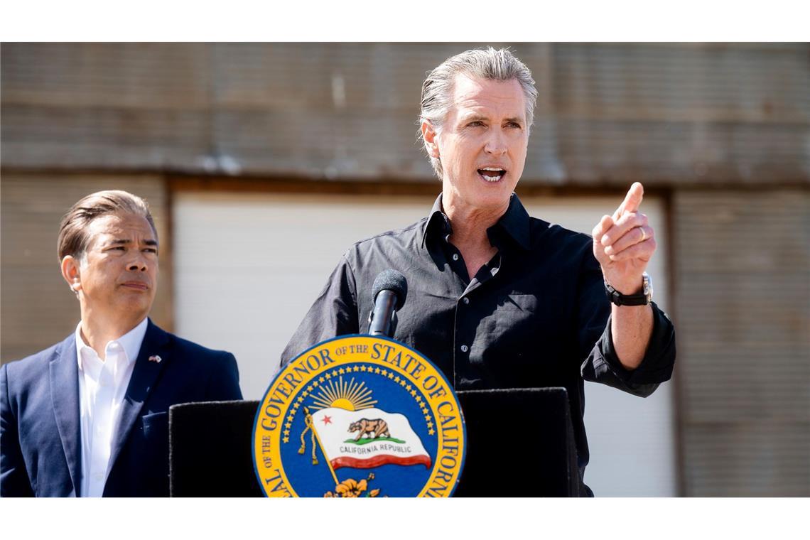 Kaliforniens Gouverneur und sein Generalstaatsanwalt, Rob Bonta, wollen "Verantwortliche zur Rechenschaft ziehen". (Archivbild)