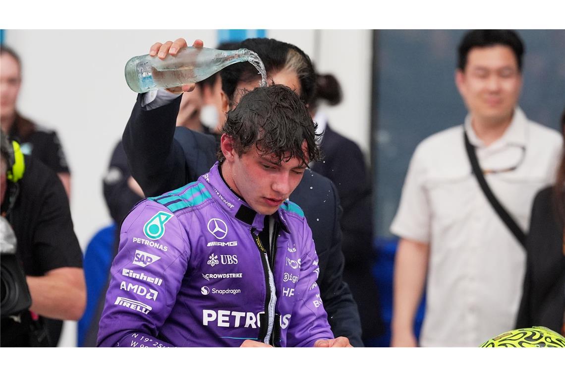 Kalte Dusche für Miami-Sieger Kimi Antonelli.