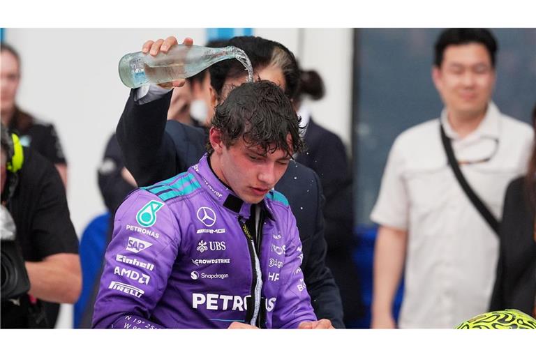 Kalte Dusche für Miami-Sieger Kimi Antonelli.