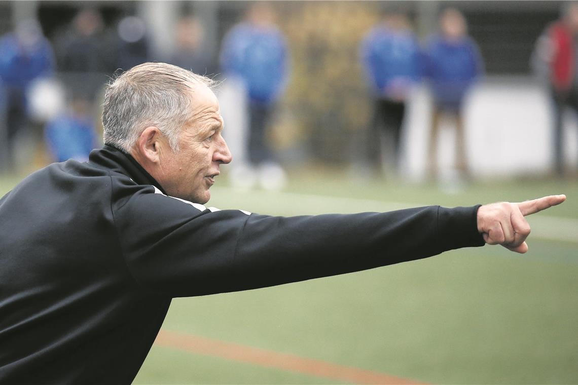 Kam mit dem VfR Murrhardt zu drei wichtigen Punkten im Kampf gegen den Abstieg: Trainer Markus Reule. Foto: A. Becher