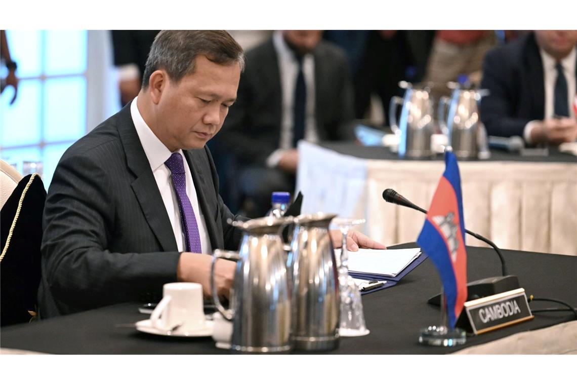 Thailand und Kambodscha einigen sich auf Waffenruhe Kambodschas Regierungschef Hun Manet ist der Sohn von Hun Sen, dem starken Mann in Kambodscha.