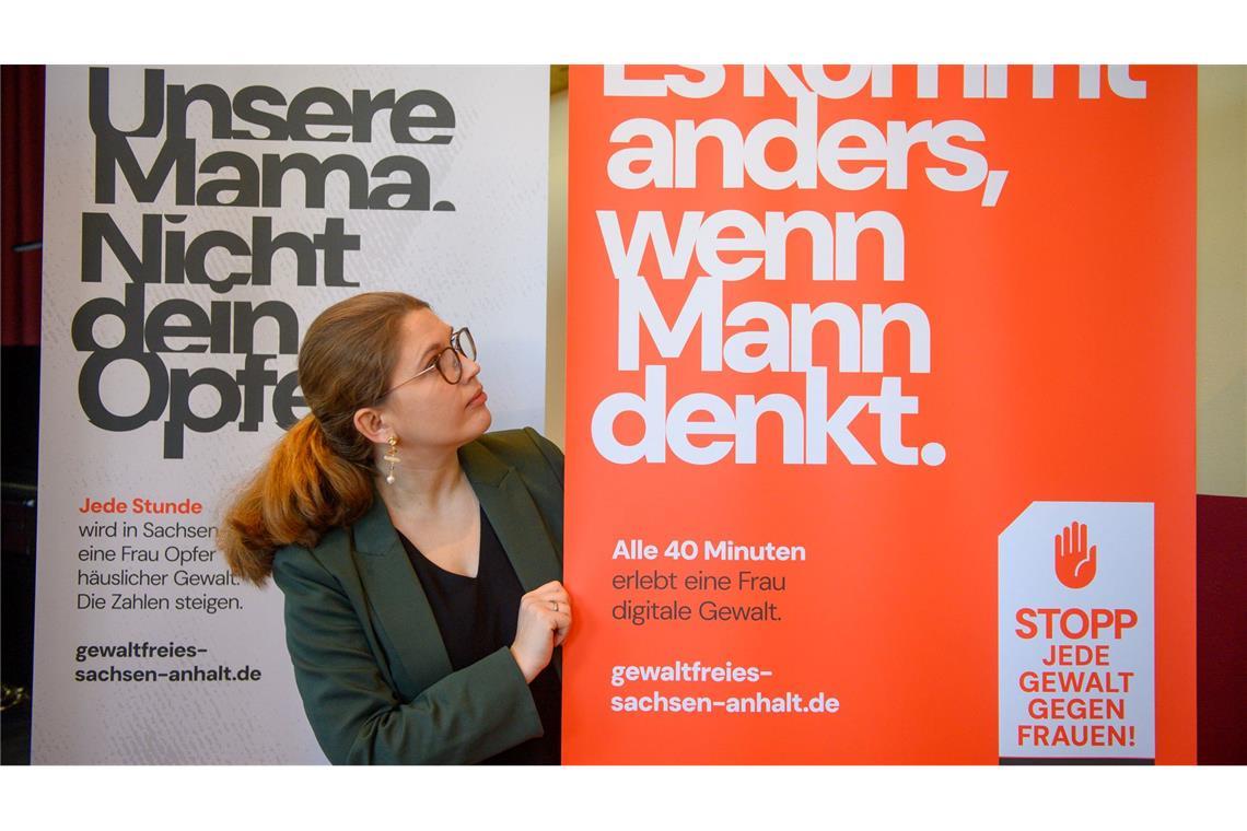 Kampagnenstart "Stopp! Gewalt gegen Frauen" in Sachsen-Anhalt