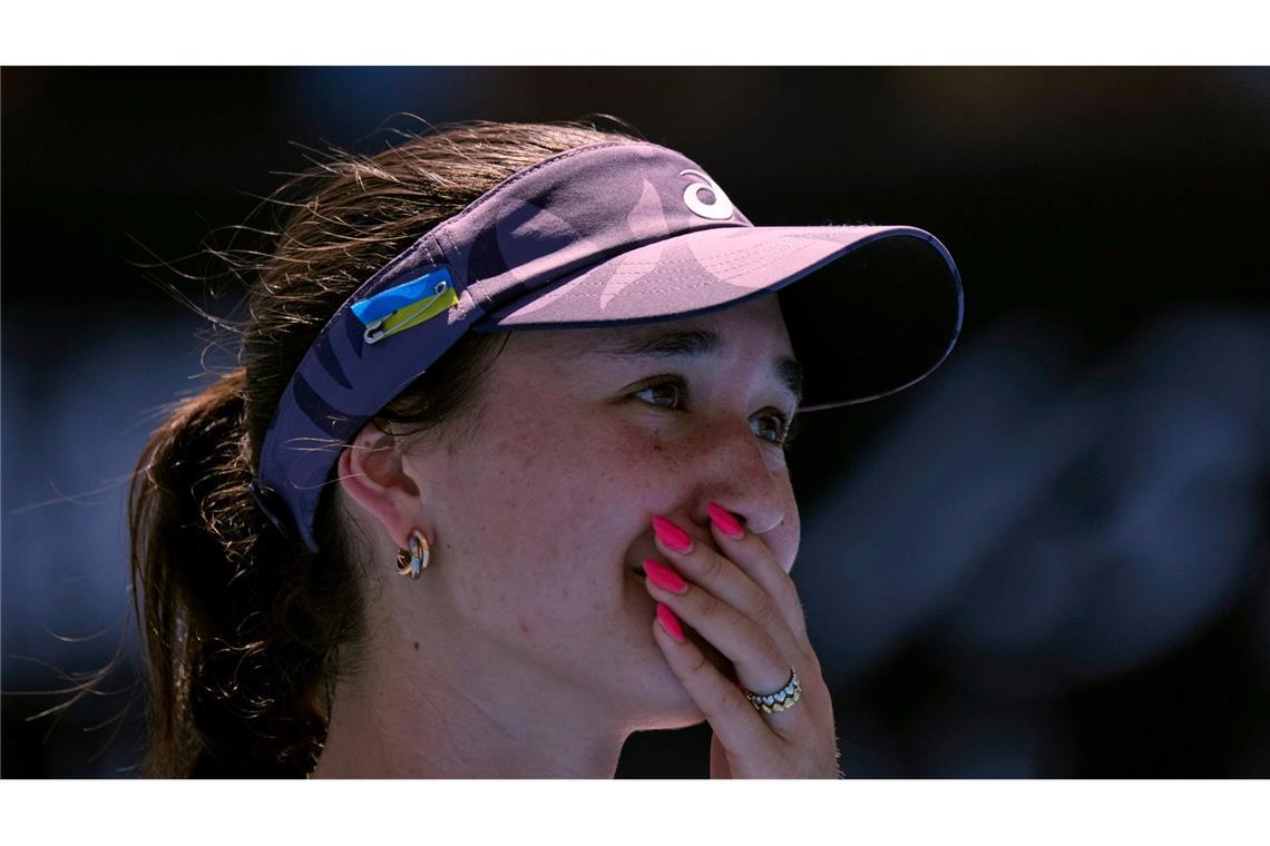 "Lucky Lys" feiert historischen Erfolg: "Echt cool" Kann ihren historischen Erfolg bei den Australian Open kaum fassen: Eva Lys.