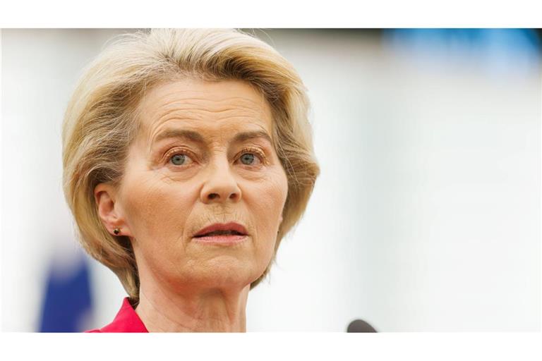 Kann Ursula von der Leyen der Abstimmung gelassen entgegenblicken? (Archivbild)