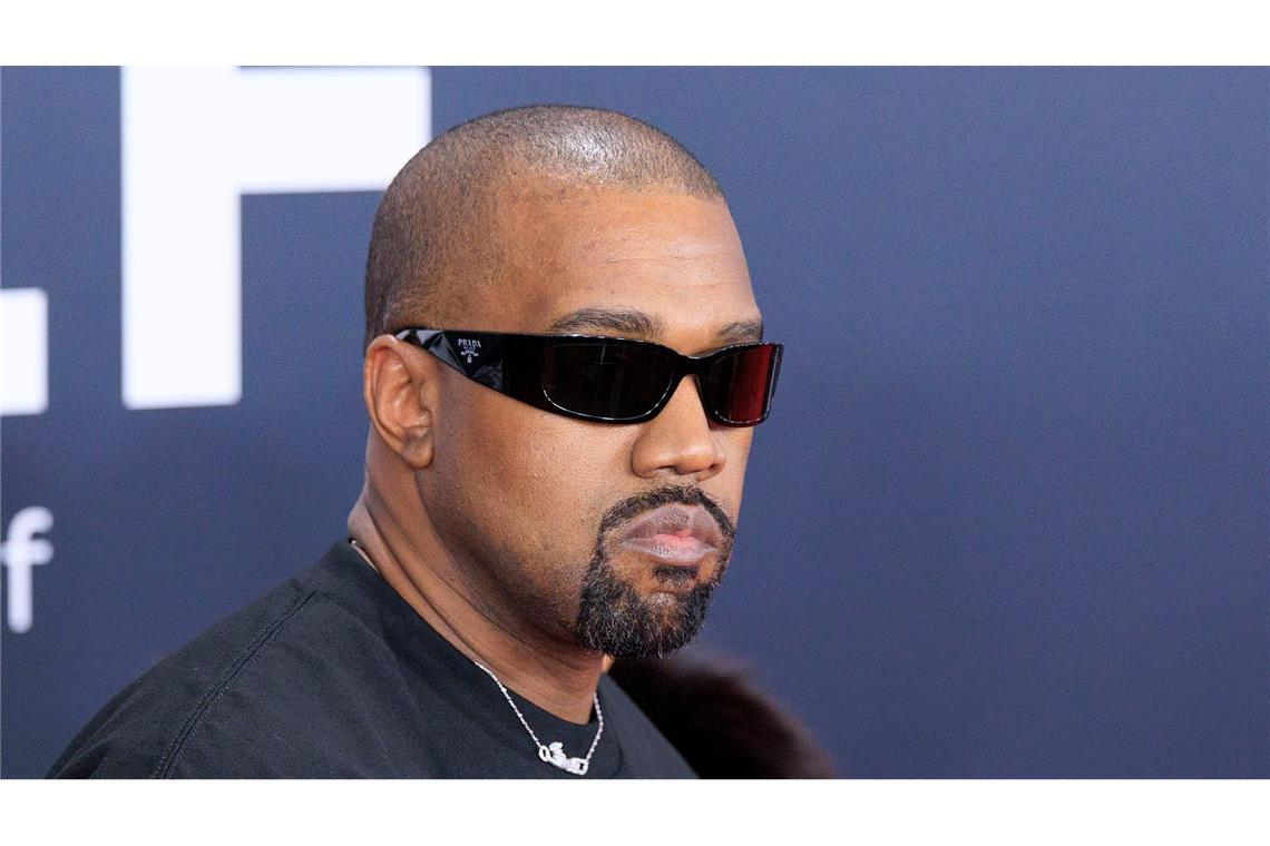 Kanye West fiel immer wieder durch rassistische und antisemitische Äußerungen auf. (Archivbild)