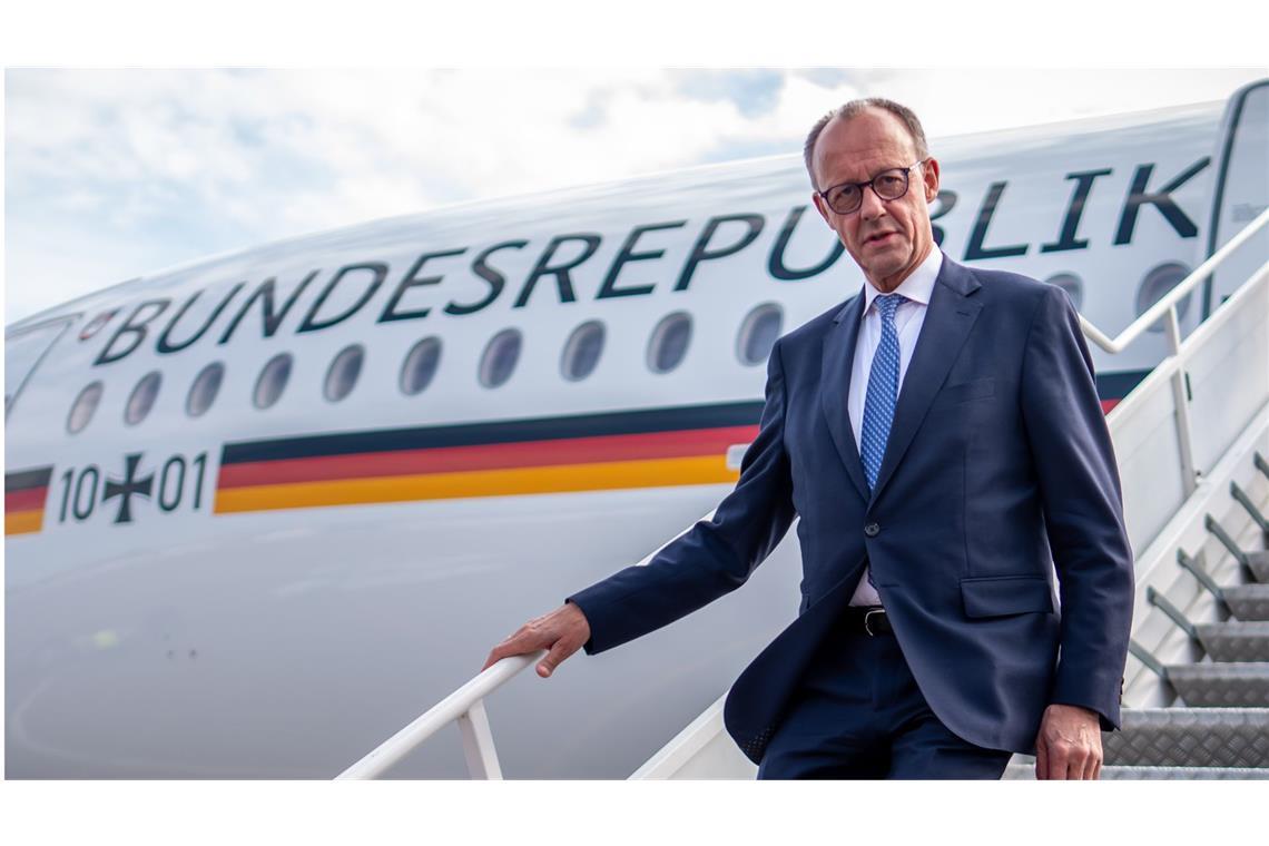 Merz nach Washington aufgebrochen –  Treffen mit Trump