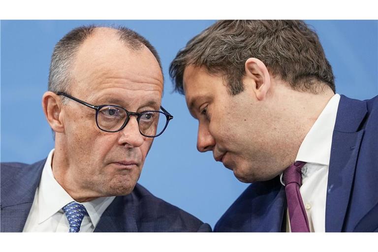 Kanzler Friedrich Merz und sein Vize Lars Klingbeil: Sie müssen die Menschen mitnehmen.