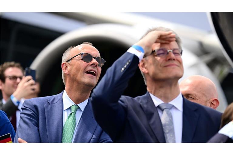 Kanzler Merz auf der ILA