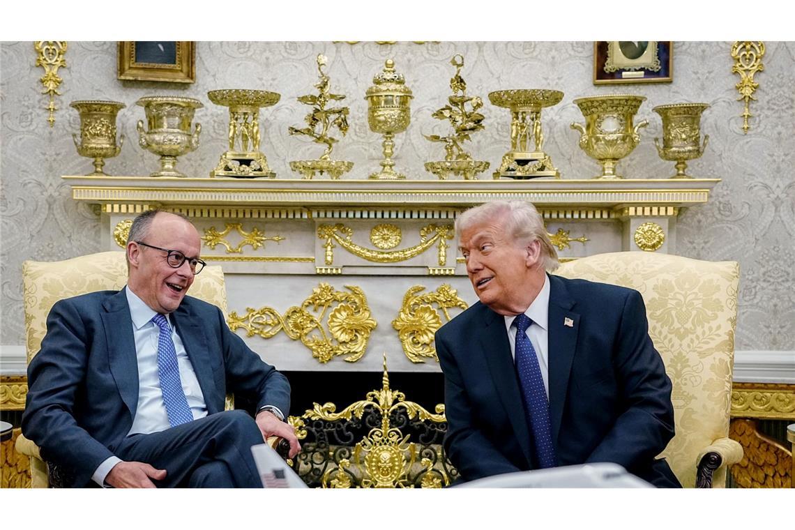 Kanzler und US-Präsident kamen wieder gut miteinander zurecht im Oval Office.