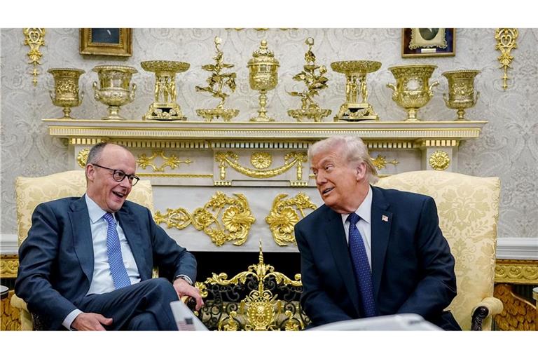 Kanzler und US-Präsident kamen wieder gut miteinander zurecht im Oval Office.