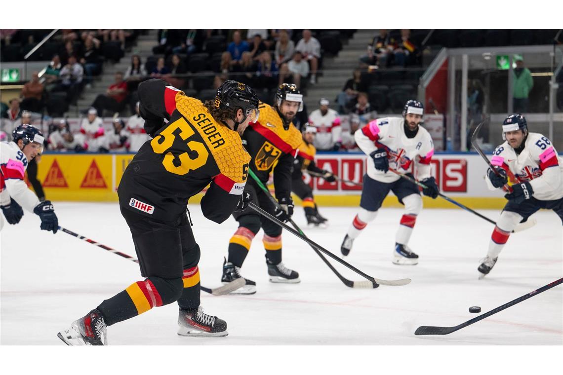 Kapitän Moritz Seider hatte viele Szenen in der Offensive.