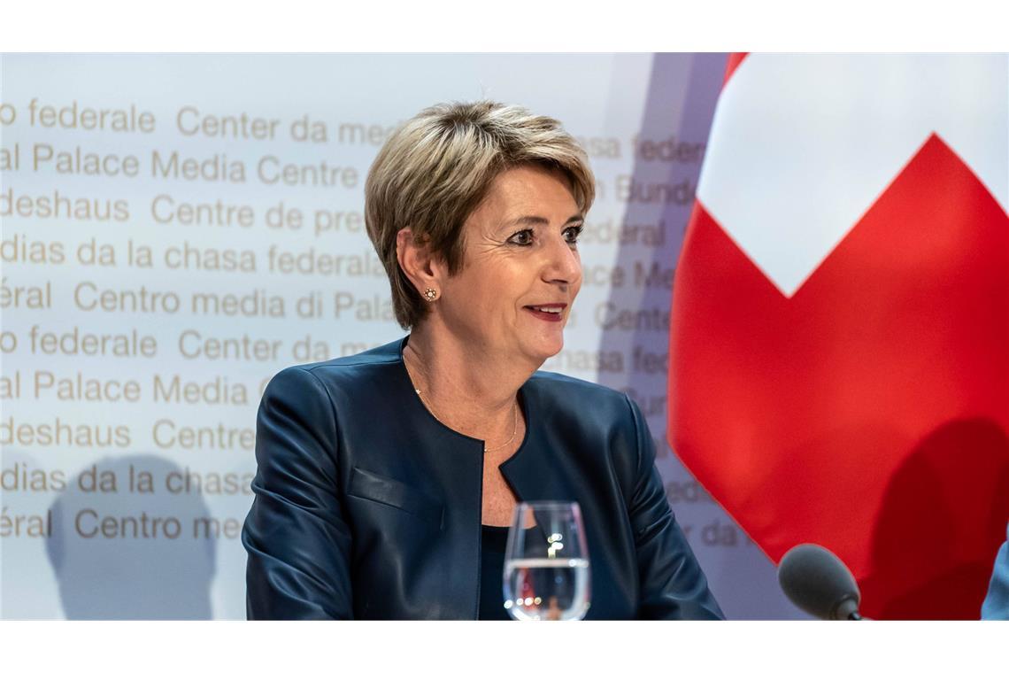 Sie gibt den Ton an Karin Keller-Sutter ist Helvetiens künftige Bundespräsidentin.