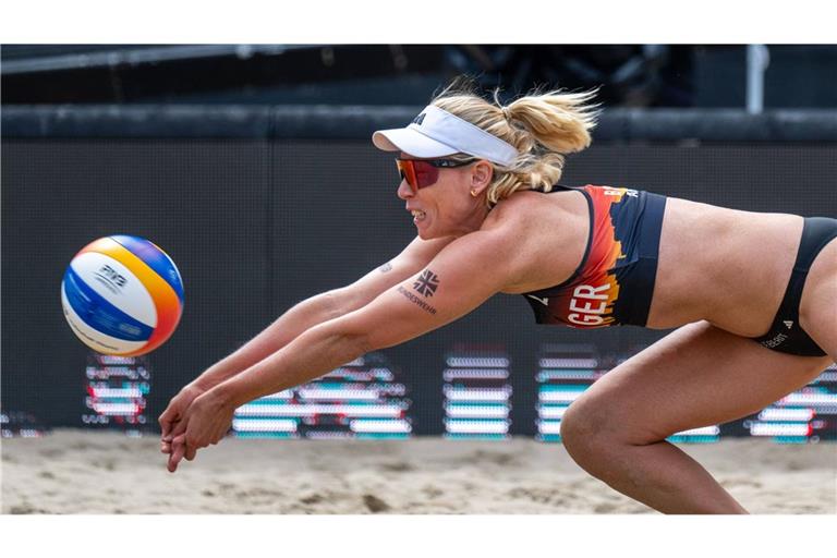 Karla Borger setzte ihre Beachvolleyball-Karriere fort.