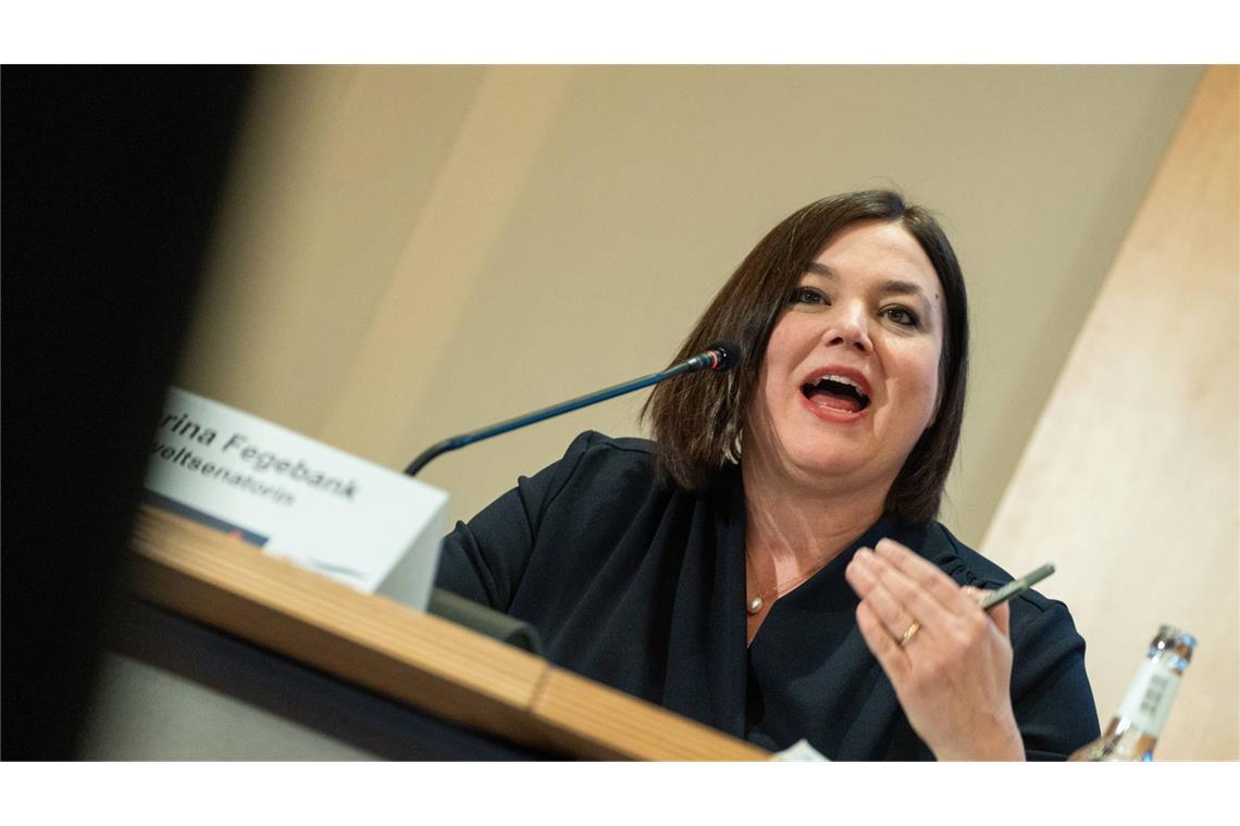 Katharina Fegebank (Bündnis 90/Die Grünen), Zweite Bürgermeisterin und Senatorin für Wissenschaft von Hamburg. (Archivbild)