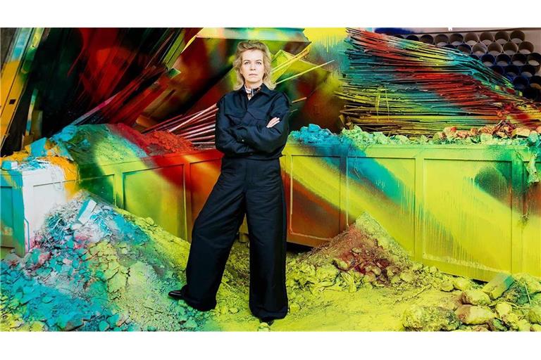 Katharina Grosse hat für das Kunstgebäude Stuttgart neue Werke geschaffen – von 11. April an sind sie zu sehen