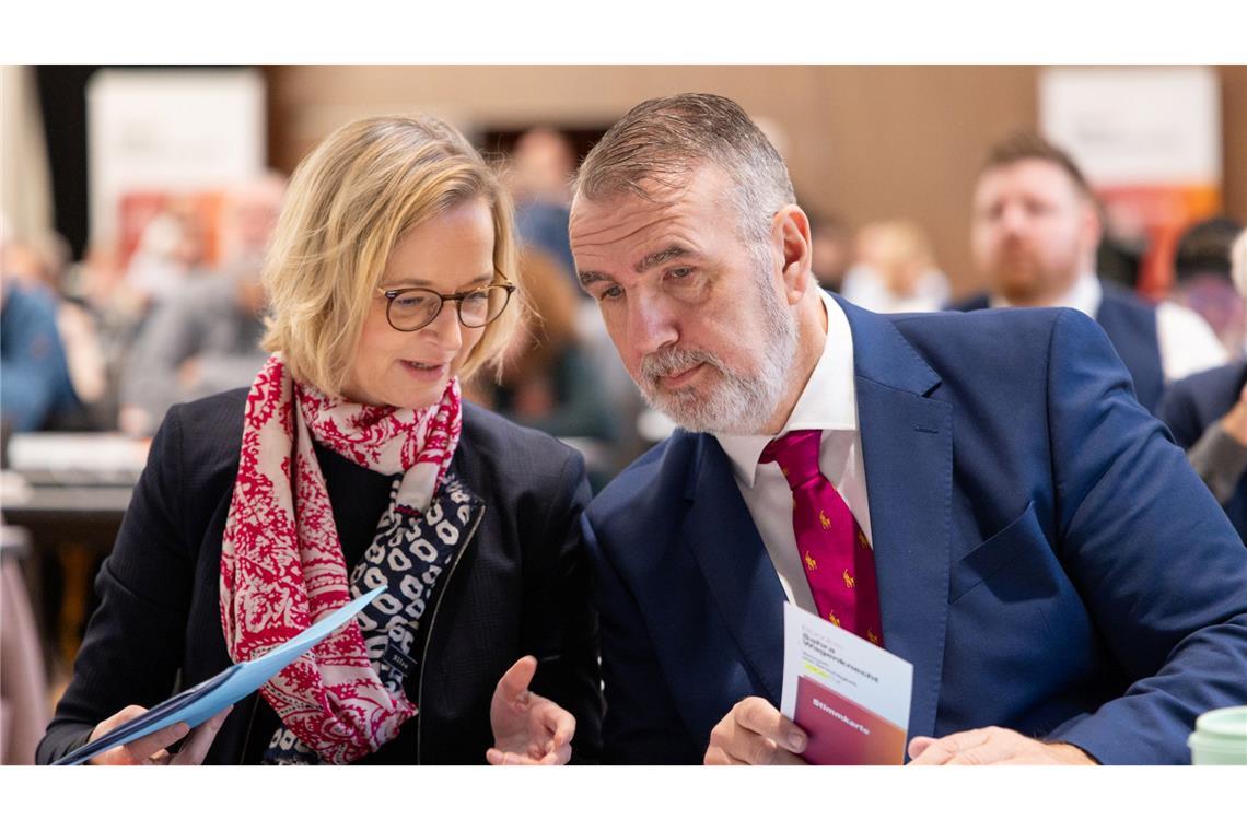 BSW sagt Ja zur Koalition in Thüringen Katja Wolf und Steffen Schütze sind Vorsitzende des BSW-Landesverbands Thüringen.