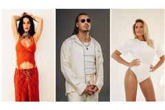 Katy Perry, Apache 207 und Helene Fischer (von links) kommen im Jahr 2026 nach Stuttgart.
