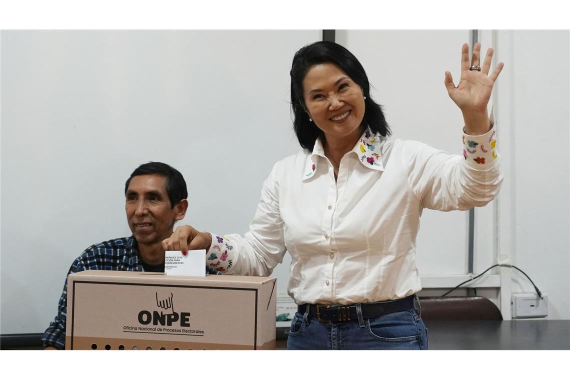 Keiko Fujimori bewarb sich bereits zum vierten Mal um das Präsidentenamt.